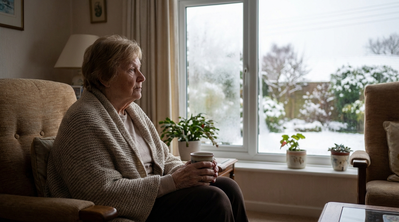 Seniors in winter: Sadness, fatigue, isolation, mood swings, sleep changes, appetite loss.