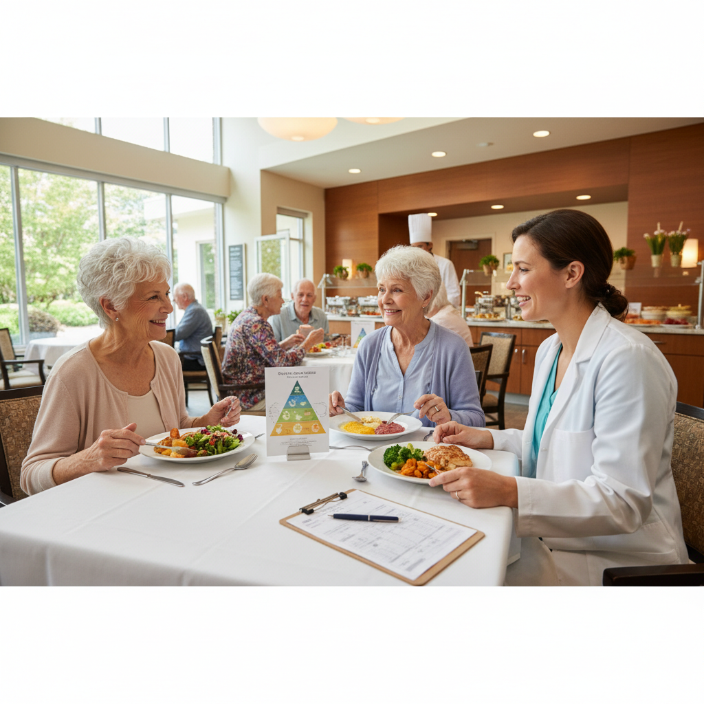 dining services quality & nutritional evaluation in assisted living facility