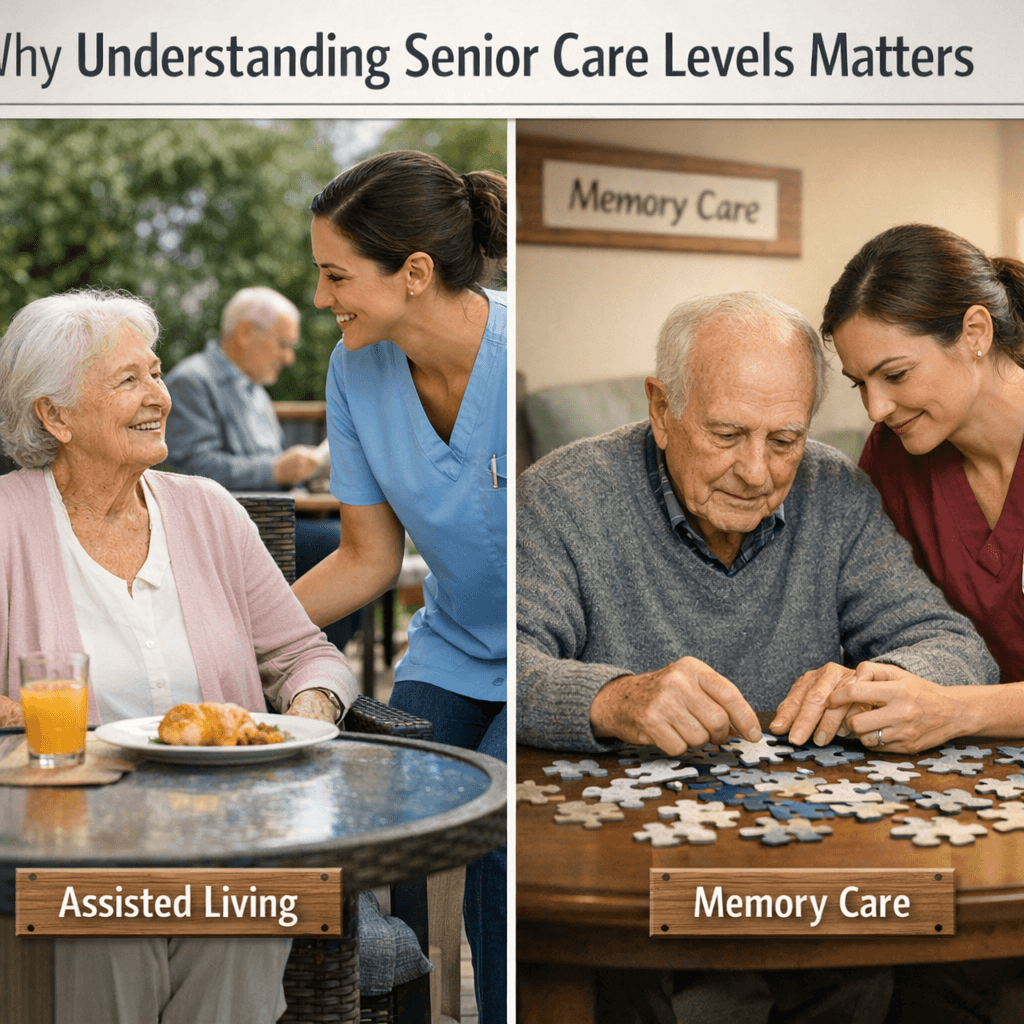 Professional illustration of Why Understanding Senior Care Levels Matters